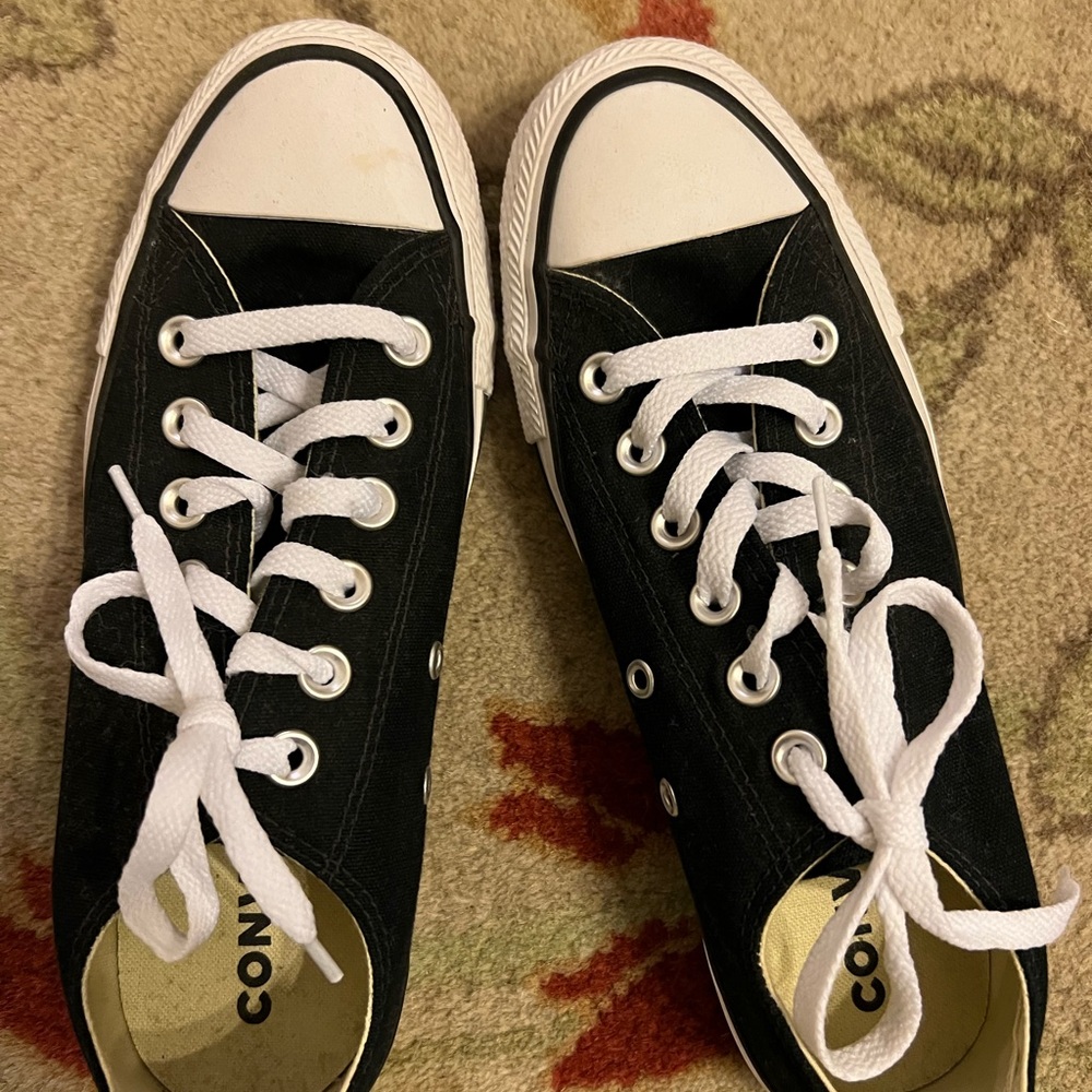 Black and White Converse